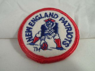England Patriot Football Patch 2 In Diameter Old Stock