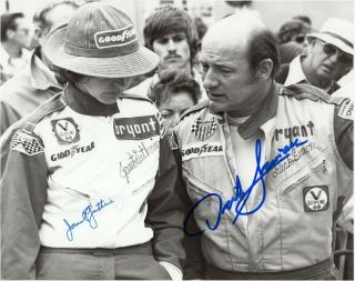 Dick Simon And Janet Guthrie Autographed Indy 500 8x10 Photo