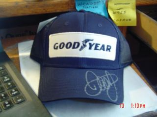 Authentic Dale Earnhardt,  Jr.  Signed Goodyear Hat Official Licensed Product