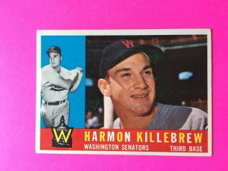 1960 Topps 210 Harmon Killebrew Washington Senators Vg