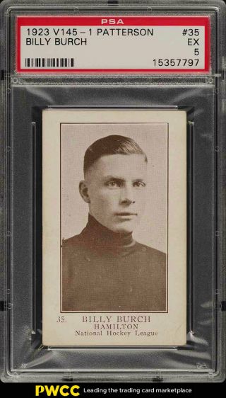 1923 V145 - 1 Paterson Billy Burch Rookie Rc 35 Psa 5 Ex (pwcc)