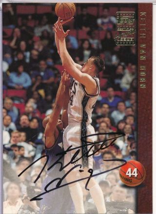 1998 - 99 Topps Certified Keith Van Horn Ag7 Auto Autograph Nets Z310