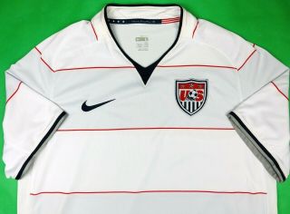 Nike UNITED STATES 2008/09 L Home Soccer Jersey Football Shirt USA Camiseta 3