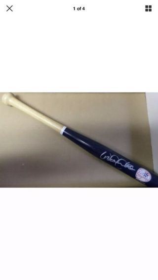York Yankees Derek Jeter Signed Autographed Mini Baseball Bat With