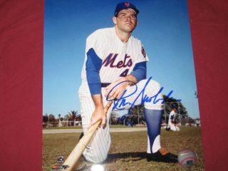 1969 N.  Y.  Mets World Series Hero Ron Swaboda Autographed 8x10 Photo W/coa