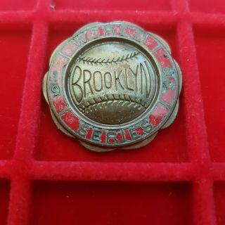 1920 Brooklyn Dodgers World Series Press Pin