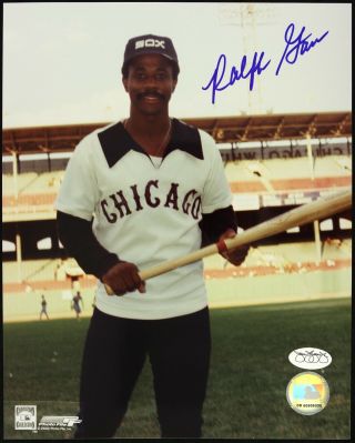 1976 - 79 Ralph Garr Chicago White Sox Signed Auto 8 X 10 Photo Jsa Hologram
