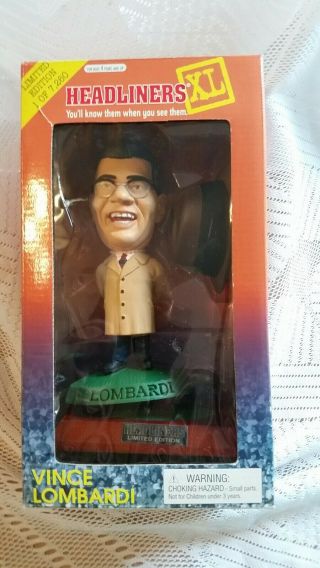Vince Lombardi Headliners Xl Action Figure Limited Edition 3327m