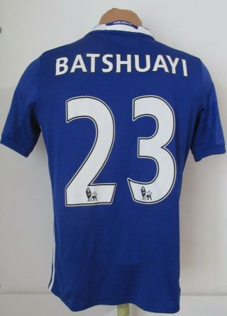 Chelsea 2016/2017 Home Football Shirt Soccer Jersey 23 Batshuayi Adidas Boys L