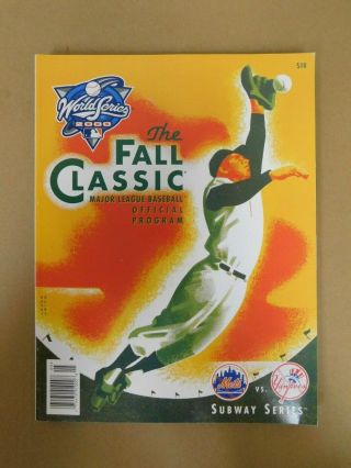 World Series 2000 The Fall Classic Major League Baseball Official Program