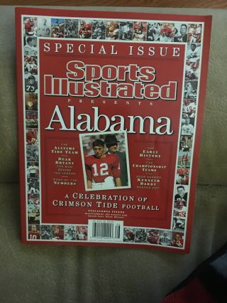 2006 Sports Illustrated Presents Joe Namath Alabama Crimson Tide Special Issue