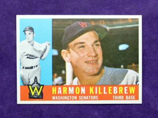 1960 Topps Harmon Killebrew 210 Very Sharp Looking Card