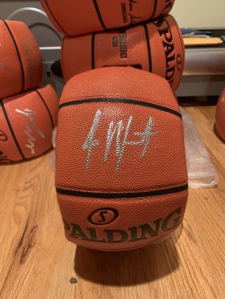 Ja Morant Signed Autographed Basketball Nba Grizzlies Top Draft Pick Stud
