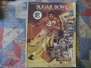 1983 Sugar Bowl Program Penn State Georgia Nittany Lions Champs Herschel Walker