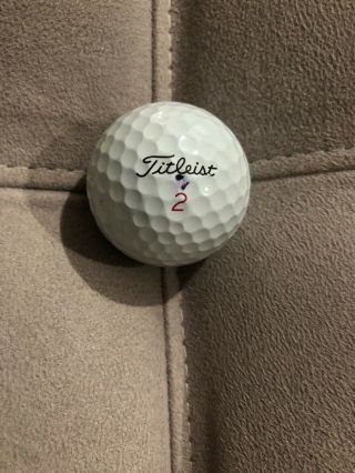 Brooks Koepka Signed 2019 US Open Flag AND Tuesday Round Titleist Golf Ball 4