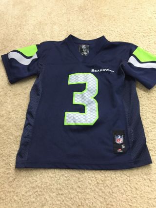 Russell Wilson 3 Seattle Seahawks Nfl Jersey Youth Small (8)