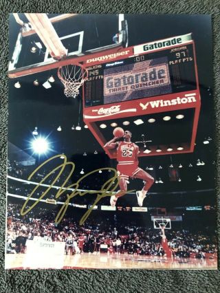 Michael Jordan Signed 8x10 Photo With