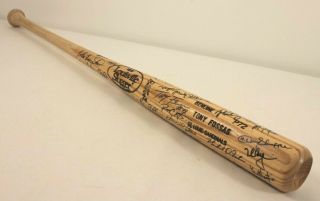 1997 Tony Fossas St Louis Cardinals Team Signed Louisville Slugger Baseball Bat