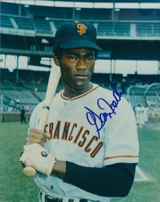 Autographed George Foster San Francisco Giants 8x10 Photo W/