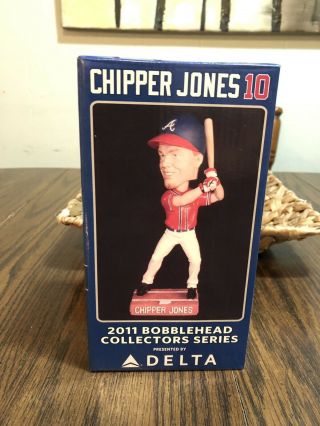 Collectible 2011 Sga Stadium Giveaway Chipper Jones Atlanta Braves Bobblehead