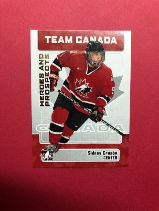 2006 In The Game Prospects 147 Sidney Crosby Rc - Team Canada Rookie