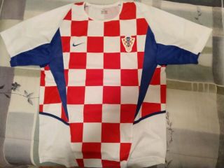 Croatia Home Jersey Medium Adult 02/04 2002/2004 Nike