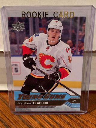 2016/17 Ud Young Guns Matthew Tkachuk 231 Calgary Flames
