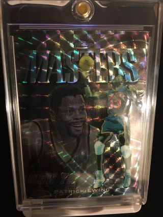 1997 - 98 Topps Finest Patrick Ewing Silver Refractor Embossed D/263 Real