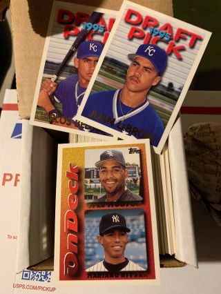 1995 Topps Traded Baseball Complete Set (1 - 165) Beltran Rc Mariano Rivera