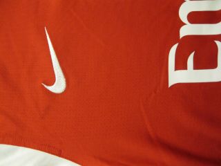 SIGNED Arsenal London 4 Fabregas 2010/2011 home Sz M Nike shirt soccer jersey 8