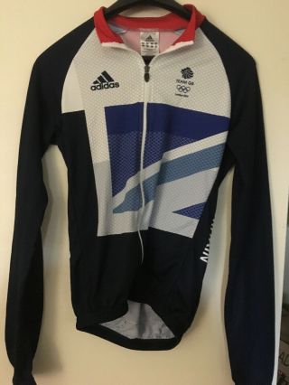 Adidas Team Gb Great Britain Zip Jacket London 2012 Olympics Size Small Euc