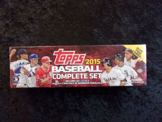 2015 Topps Baseball Factory Set Hobby 720 Cards (dinged Corner) 011