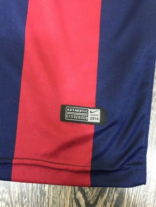2014 - 2015 Nike FC Barcelona Lionel Messi Home Jersey Shirt Maglia Kit Argentina 8