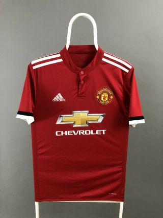 Adidas Manchester United 2017 2018 Home Jersey Shirt Size S Soccer Football