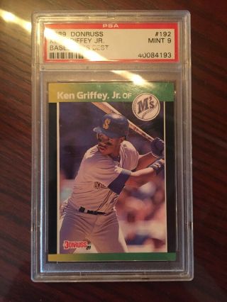 Ken Griffey Jr 1989 Donruss Baseball’s Best Psa 9 