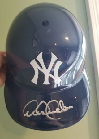 Autographed Derek Jeter Batting Helmet