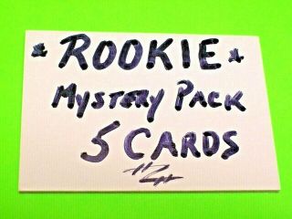 Rookie Mystery Pack Patch Jersey Auto Rc Young Guns ? 5 Rc Per Pk Ref 18 19