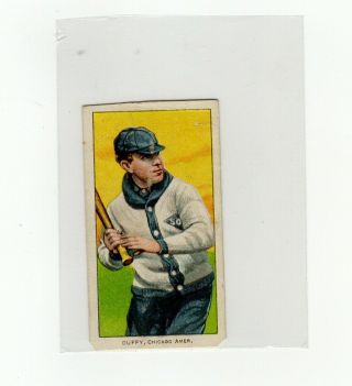 1909 - 11 T206 Hugh Duffy Sovereign Back.  White Sox Hall Of Famer.