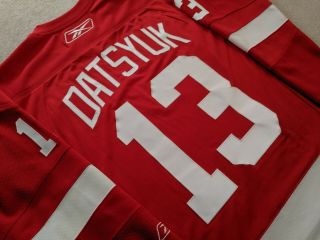 Reebok Pavel Datsyuk Detroit Red Wings RBK men ' s medium jersey NHL hockey 3