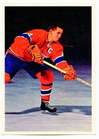 1963/64 Toronto Star Jean Beliveau Montreal Canadiens