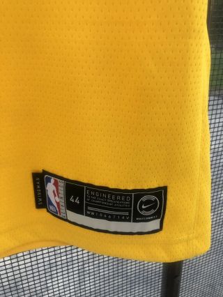 Lebron James LA Lakers Nike 2018/19 Swingman Jersey Gold Icon Edition M 2