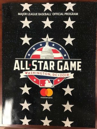 2018 Mlb All Star Game Official Program Washington