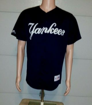 York Yankees,  Derek Jeter,  2,  Medium,  Majestic Baseball Jersey Usa Made