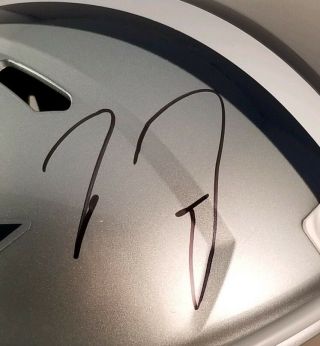 Jaylon Smith Autographed Signed Full Size Speed Helmet Dallas Cowboys JSA 2