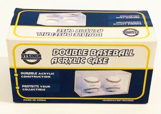 Steiner Sports Memorabilia Collectors Double Baseball Acrylic Case