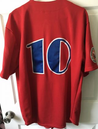 FLORIDA STATE LEAGUE GAME WORN ALL STAR JERSEY EAST SIGNED 10 SIZE 46 VERY HTF 2