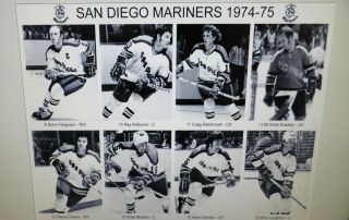 1974 - 75 San Diego Mariners WHA photos 8x10 Lacroix Howell Rivers Wakely Ferguson 3