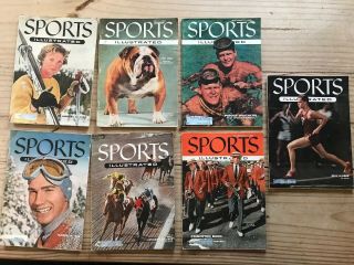 Old 1950s Sports Illustrated Magazines 1955,  1956,  1957,  1958,  1959 2