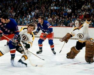 Bobby Orr,  Gerry Cheevers Boston Bruins Game 8x10 Photo
