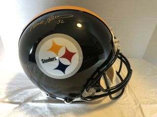 Franco Harris Steelers Autographed Full Size Fs Authentic Proline Helmet